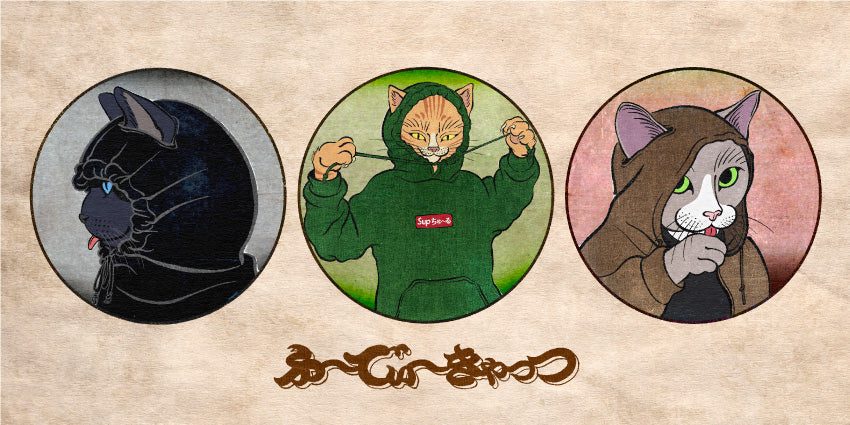 NAGA×Tsugiki  TEE SHIRTS　『ふ～でぃきゃっつ』