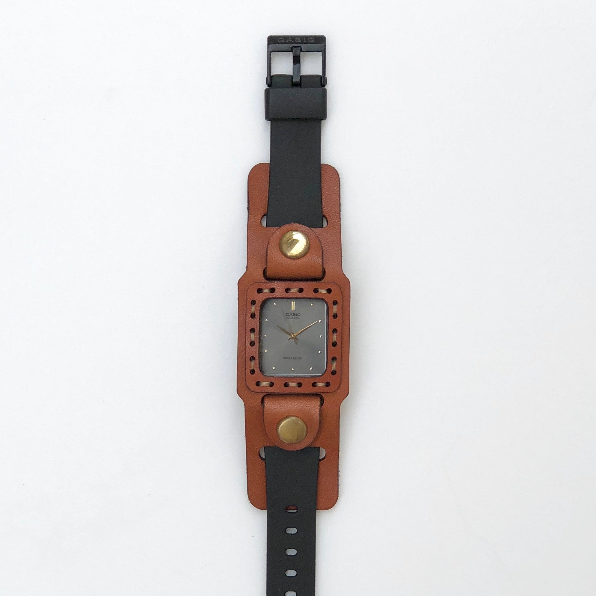 armadillo leather works Leather watch cover + MQ-38-8